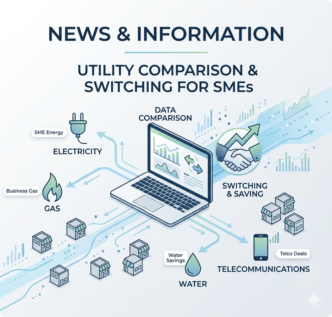 UK business utility comparison chart for 2026.
